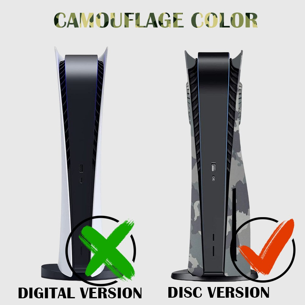 Disc Edition Faceplate with Cooling Vent Cover Shell Panels for PS5 Fat Console Protective Case Accessories for PlayStation5