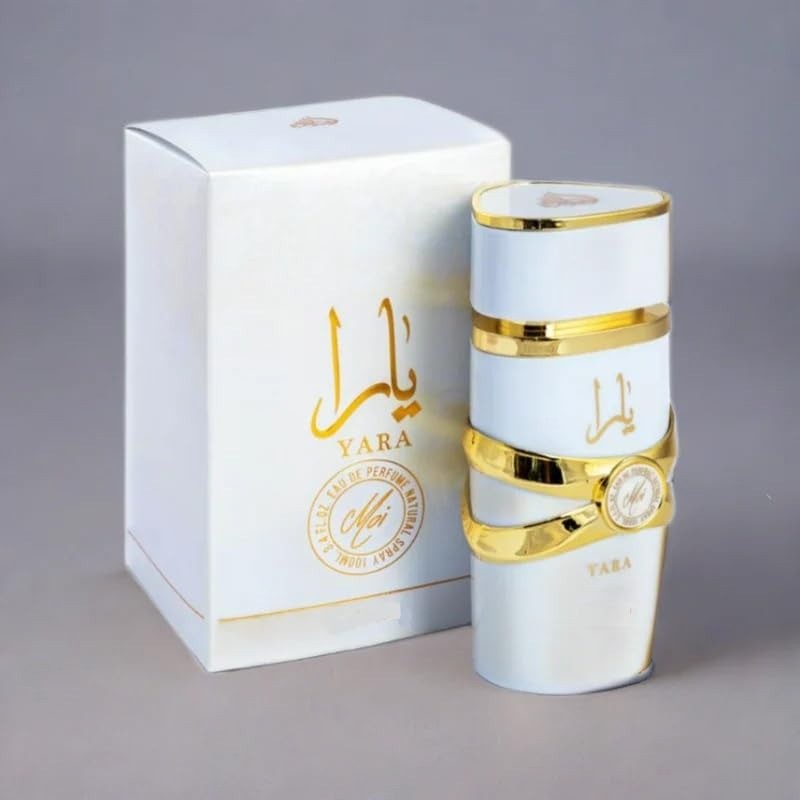 100ml Lattafa Yara Moi Eau de Parfum Feminino Spray Perfumes Árabes Originais Duradouros Âmbar Amadeirado Perfume de Feromônio Colônia Maquiagem para Encontro