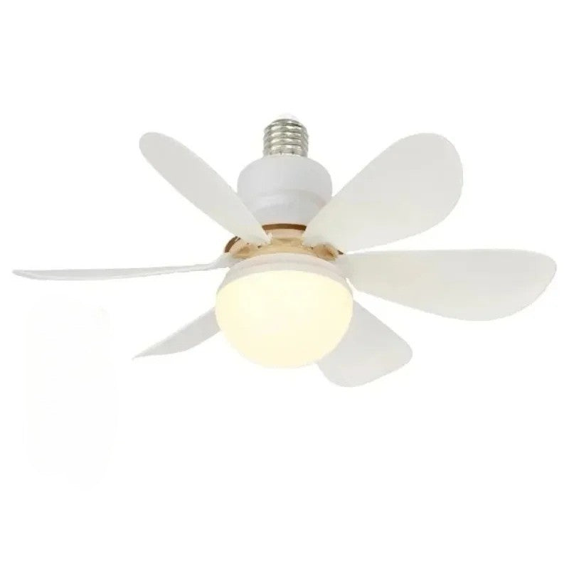 LED 30W Ceiling Fan Light E27 with Remote Control for Dimming, Suitable for Living Room, Study, Household Use, 85-265V