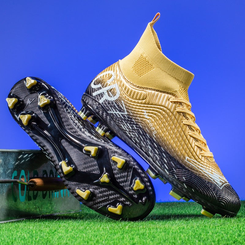 New Men Training Football Boots Ultralight Breathable Professional Soccer Shoes Soft Sport Unisex Grass Cleats Match Sneakers