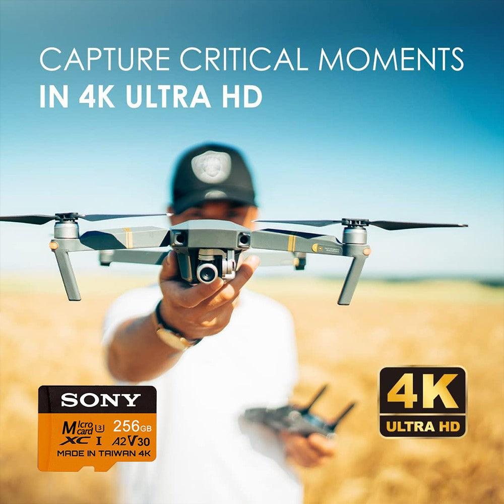 Cartão SD SONY de alta velocidade 2 TB V30 A2 4K 512 GB 256 GB 128 GB Cartão de memória Adaptador Micro TF SD de 1 TB para uso cruzado em smartphone/tablet/PC