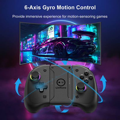 Wireless Bluetooth Controller For Nintendo Switch & OLED & Lite Gamepad Control Gaming Accessories Hall Game Pad Command Mando