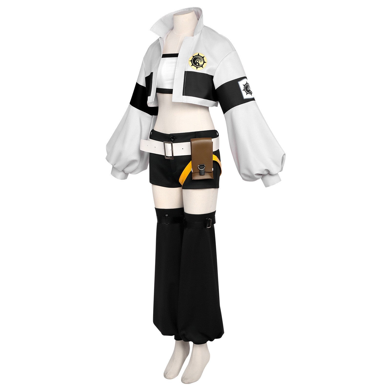 GACHIAKUTA Riyo Cosplay Costume Anime Reaper Full Set with Vest Shorts Waist Bag Halloween Christmas Plus Size Suit