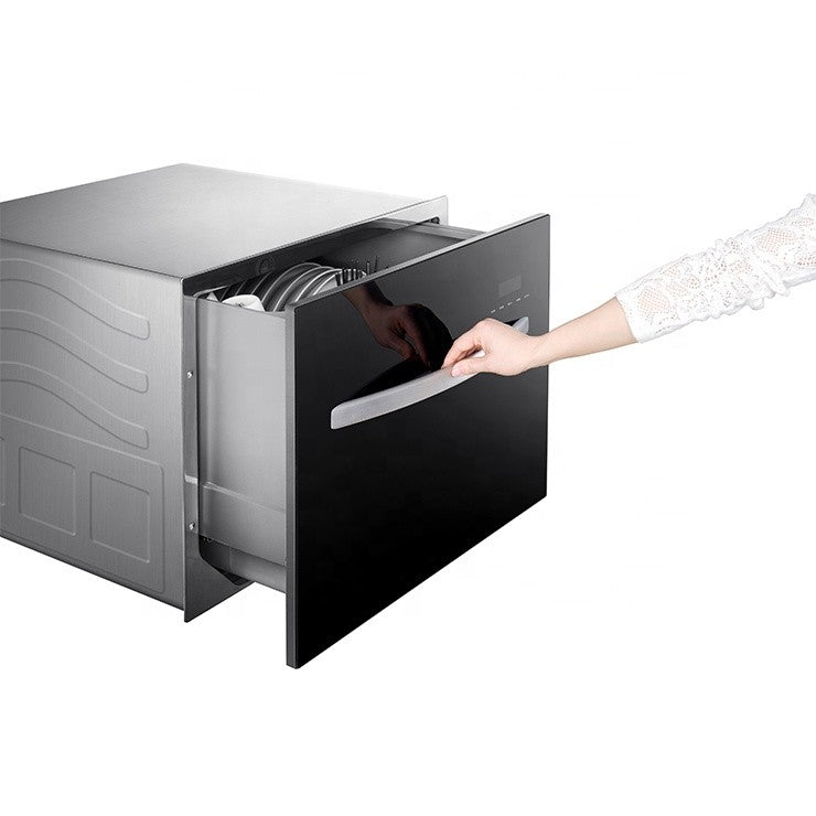 Drawer Dishwasher 8 Sets Automatic Built-in Dish Machine Major Kitchen Appliances