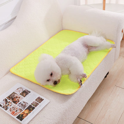 Tapete Higiênico Reutilizável Para Cães Almofada Lavável Para Cães Almofada De Treinamento À Prova D'água Tapete Absorvente De Urina Para Assento De Carro Chão Sofá