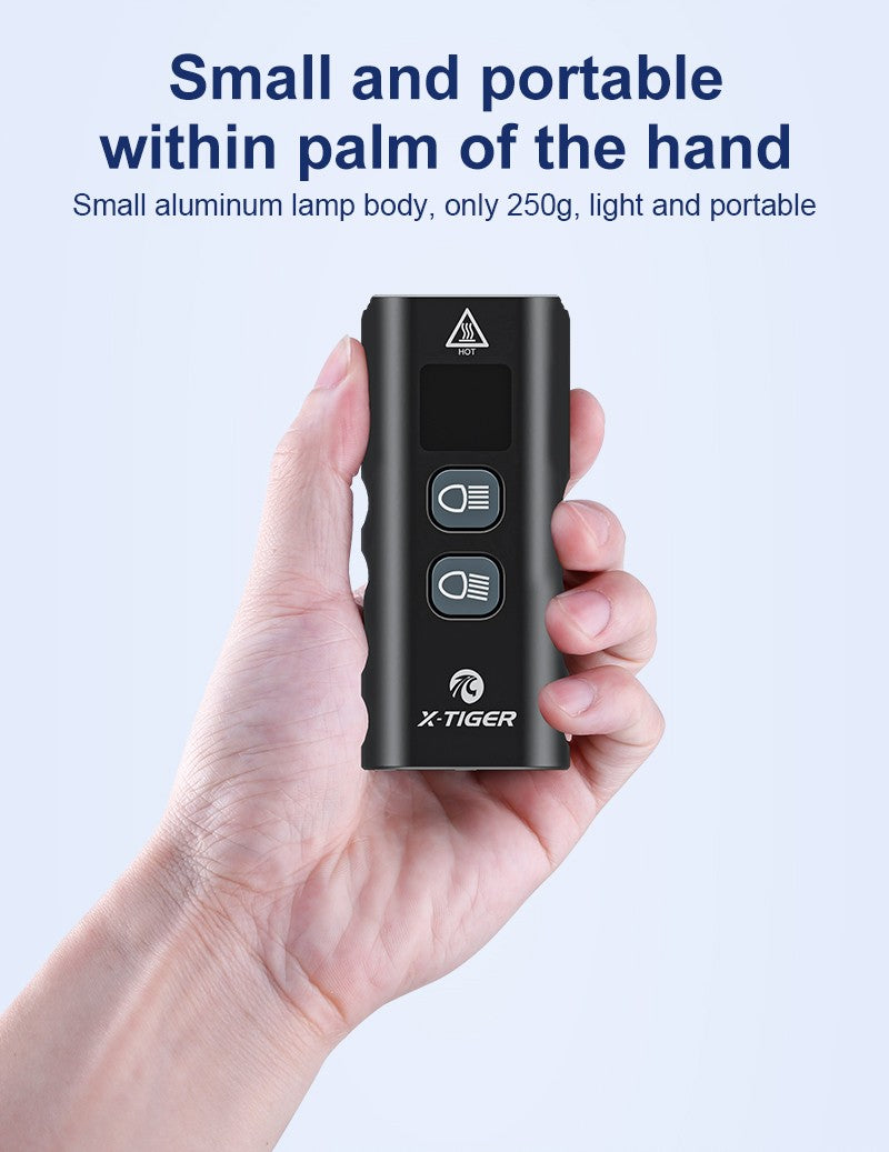 X-Tiger Bike Light Headlight Bicycle Lamp With Power Bank Rechargeable LED 5200mAh MTB Bicycle Light Flashlight Bike Accessories