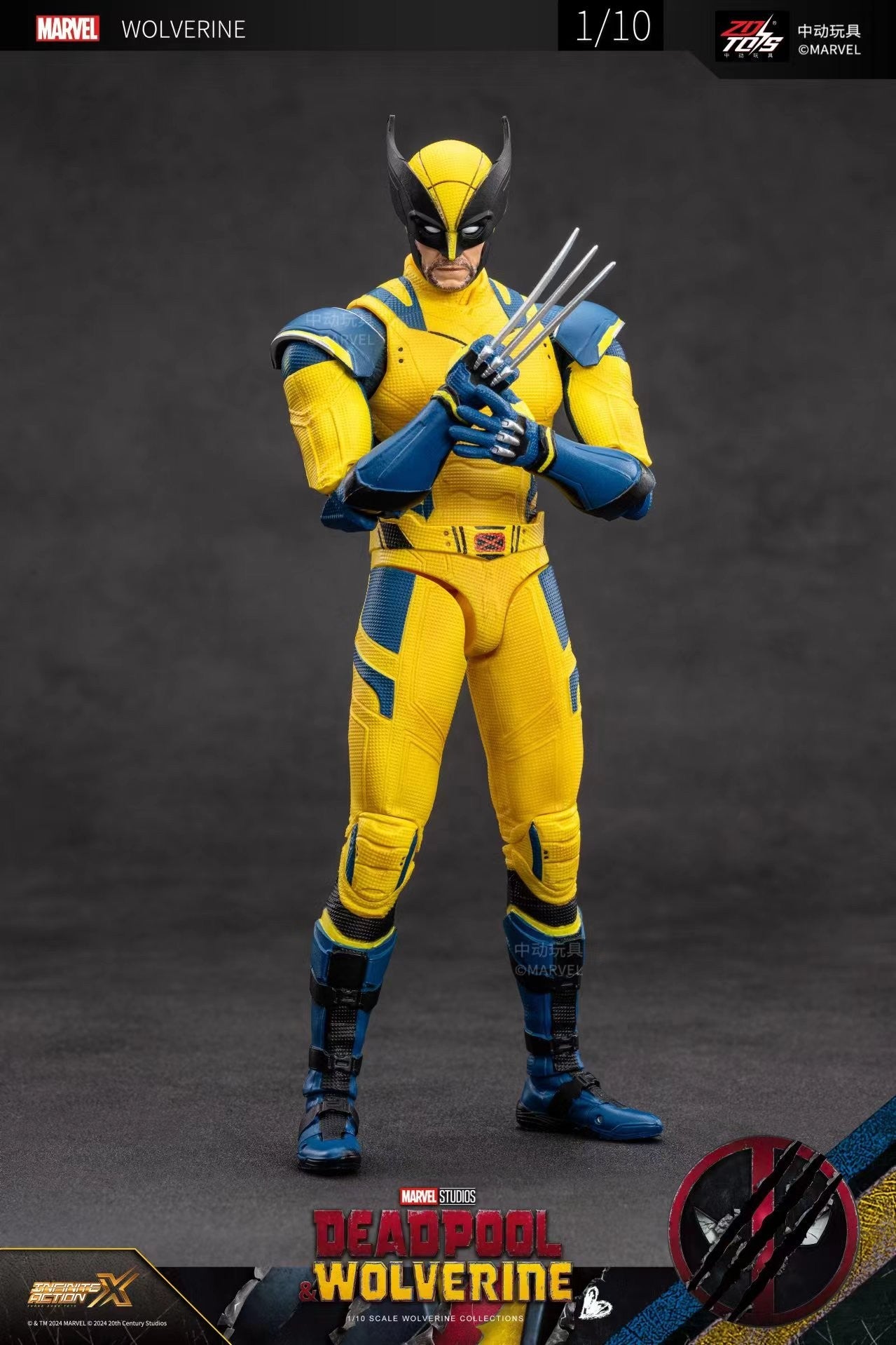 2024 Deadpool e Wolverine Bonecos de Ação Versão Filme Série ZD Toys Coleções Bonecos de Ação Adulto Presente Infantil