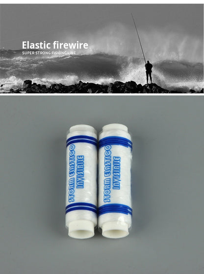 Linha de pesca elástica de alta resistência 0,2 mm 250 m Linha de isca de pesca invisível Fio elástico Linha de pesca Material de pesca