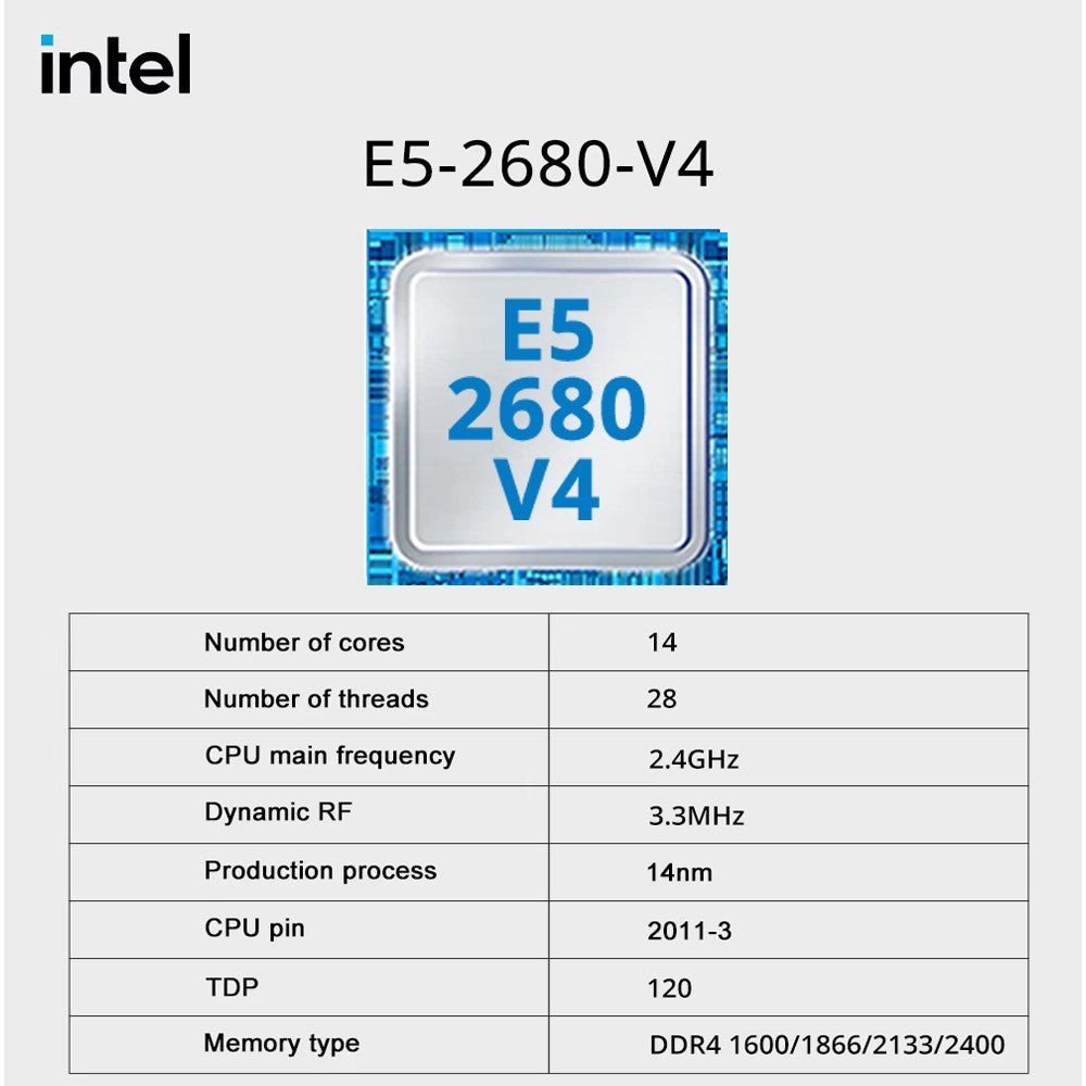Gaming Motherboard Set SOYO X99 C612chip with Intel Xeon E5 2680 V4 CPU DDR4 8G*1 2133MHz RAM Computer components Mainboard TPM2