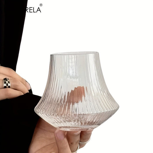 1/2PCS Vertical Cold Brew Coffee Cup Glasses Iced American Latte Water Cups Cold Drink Whiskey Glass for Coffee Lovers