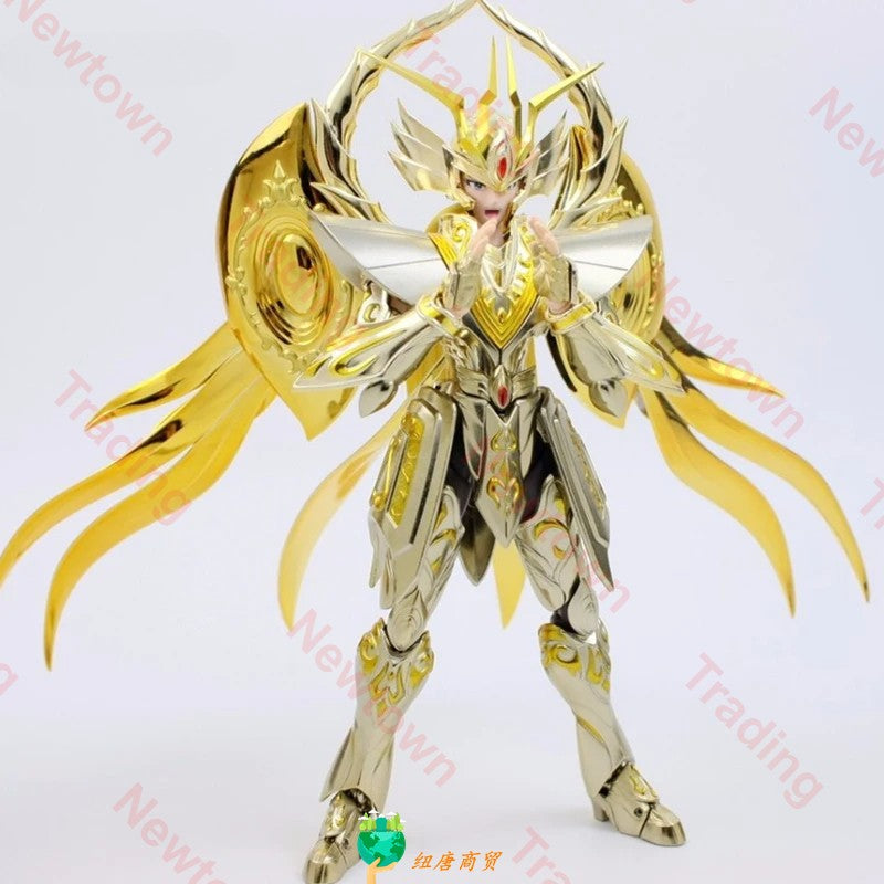 Metal Club/MC Saint Seiya Cloth Myth EX Virgem Shaka Totem/Object+Base de Lótus SOG/Soul of God Cavaleiros do Zodíaco Boneco de Ação