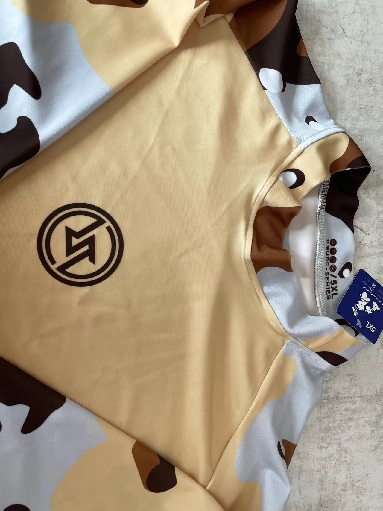 RT Men's Rashguard Surfing Shirt Camo Long Sleeve Lycra Sun Screen Beachwear Surf Sweatshirt UV Protection Swimwear New's