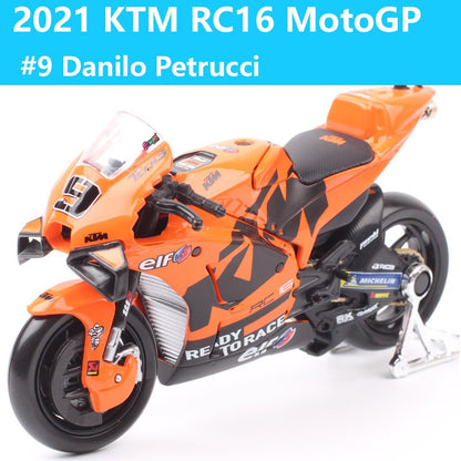 1/18 Maisto KTM RC16 Redbull Ducati GP21 GP22 GP23 GASGAS Honda RC213V Repsol Yamaha YZR-M1GP Moto Modelo de Corrida