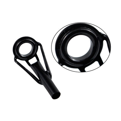 40 Peças/Caixa Anel Guia para Vara de Pesca Kit de Reparo Ponta Superior Conjunto 8# DIY Aço Inoxidável Molduras Cerâmica Ferramentas Acessórios de Pesca