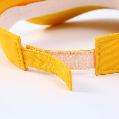 Men Women's Summer Sun Visor Hats Empty Top Solid Cotton Outdoor Sports Beach UV Protection Caps