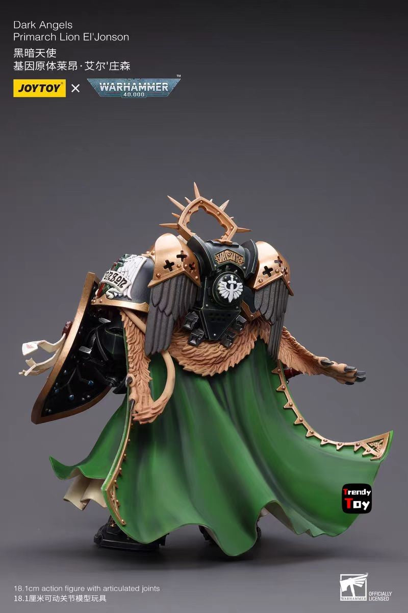 ?JOYTOY?Warhammer 40K Dark Angels Primarch Lion El'Vonson 1/18 Action Figure Model Toys