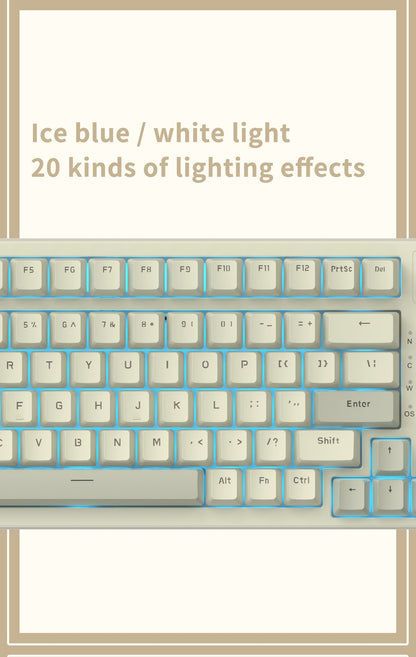 Teclado Mecânico com Fio Ajazz AK992, Layout Completo de 98 Teclas, Hot-Swap, Teclado USB para Jogos, Botão de Tecla Multimídia para Desktop PC Laptop