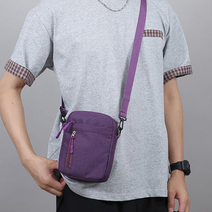Multi Functional Men's Shoulder Bag, Waterproof and Wear-resistant, Large Capacity Crossbody Bag for Business Commuting