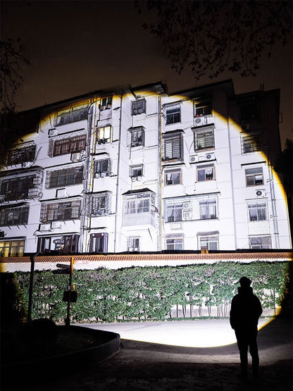 Super Powerful LED Flashlight 1000000LM High Power Torch Strong Light 800W Led Flash Light Rechargeable Hunting Tactical Lantern