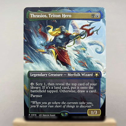 WOT SPG LCC WOE LCI HOLO4-02 Cartas TCG para Jogo em Casa Proxy mágico da Mana Crypt Rhystic Study Lord of Underworld gather