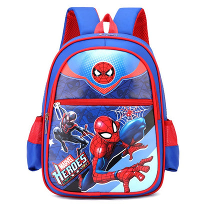 Mochila Infantil Nova Disney  Minibolsa Escolar Meninas e Meninos Linda Bolsa de Ombro Desenho Animado Homem-Aranha Mochila Infantil