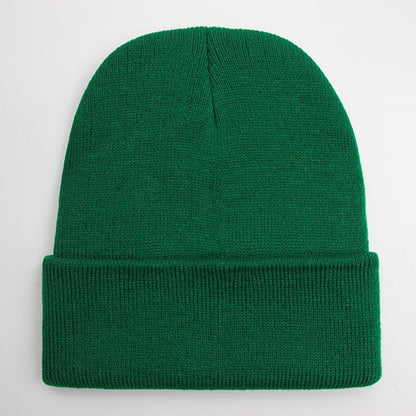 Touca Sólida Unissex Outono Inverno, Mistura de Lã, Macia e Quente, Boné de Tricô Masculino Feminino, Gorro, Toucas de Esqui, 24 Cores