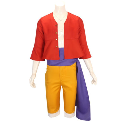 Anime Monkey D Luffy Cosplay  Wano Country Onigashima Chapter LMen's Clothing Cloths Halloween Carnival Costume For Adult