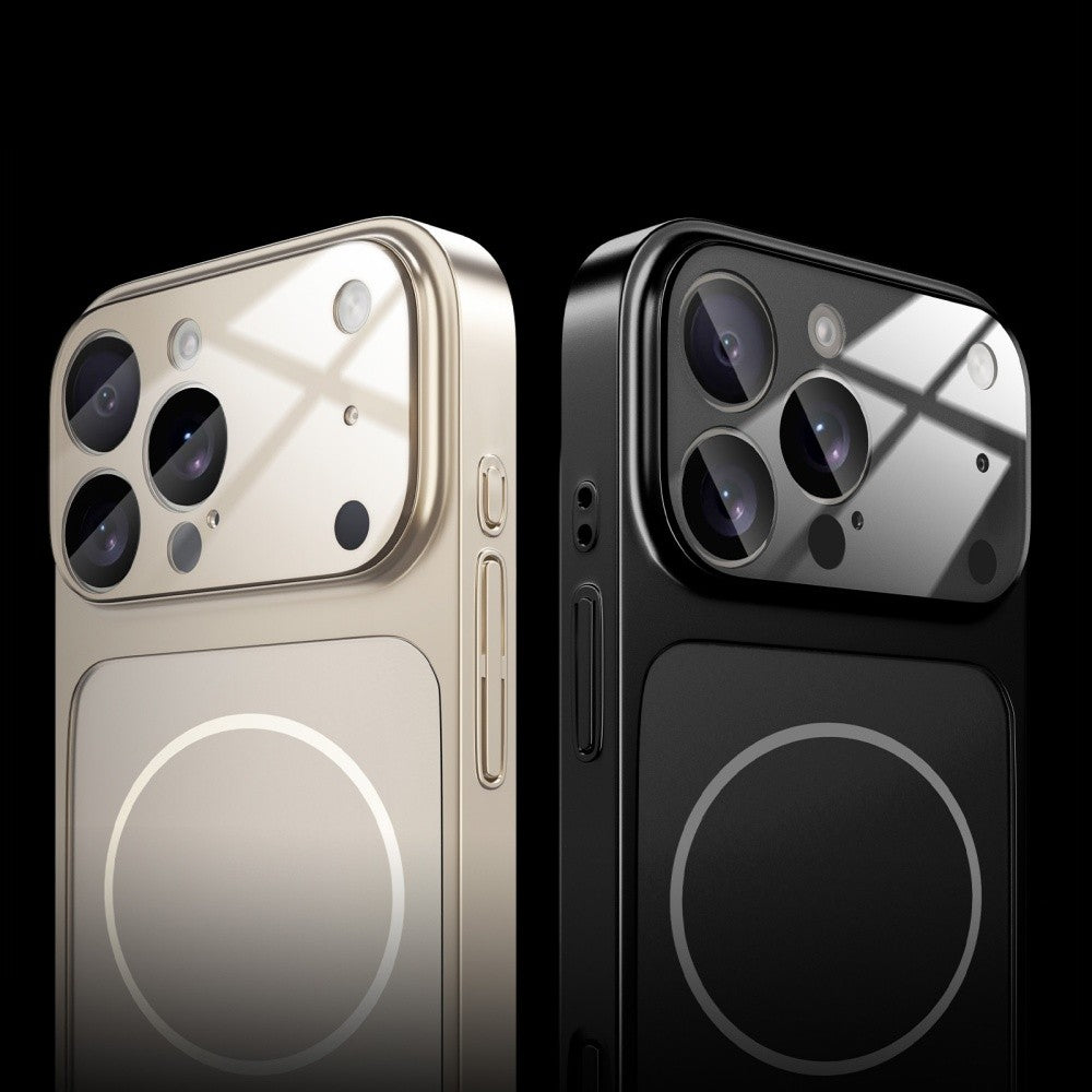 Capa de Vidro Fosco Nano Original para iPhone 17 Pro Max 16 15 14 13 Pro Max 17Air Magnética Magsafe Carregamento Sem Fio Armadura Funda
