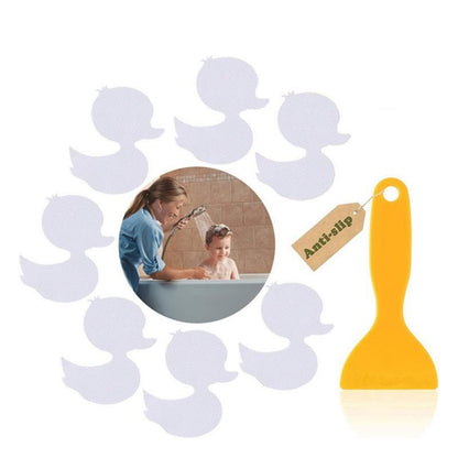 Anti Slip Bathtub Stickers Duck Shape Bathroom Flower Self-Adhesive Non Slip Bathtub Decals Stickers For Bath Shower