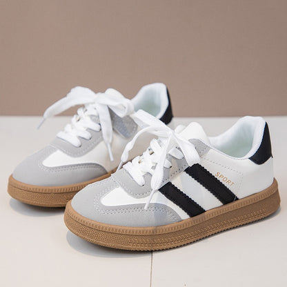 Children Tennis Shoes 2025 New Simple Kids Sneakers for Girls Patchwork Non-slip Boys Causal School Running Sneakers Non-slip