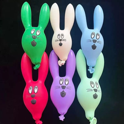 50/100 PcsNo gas pump provided Cartoon Balloons Decoration Helium Inflatable Balloons Animal Duck Rabbit Balloon Party Decor
