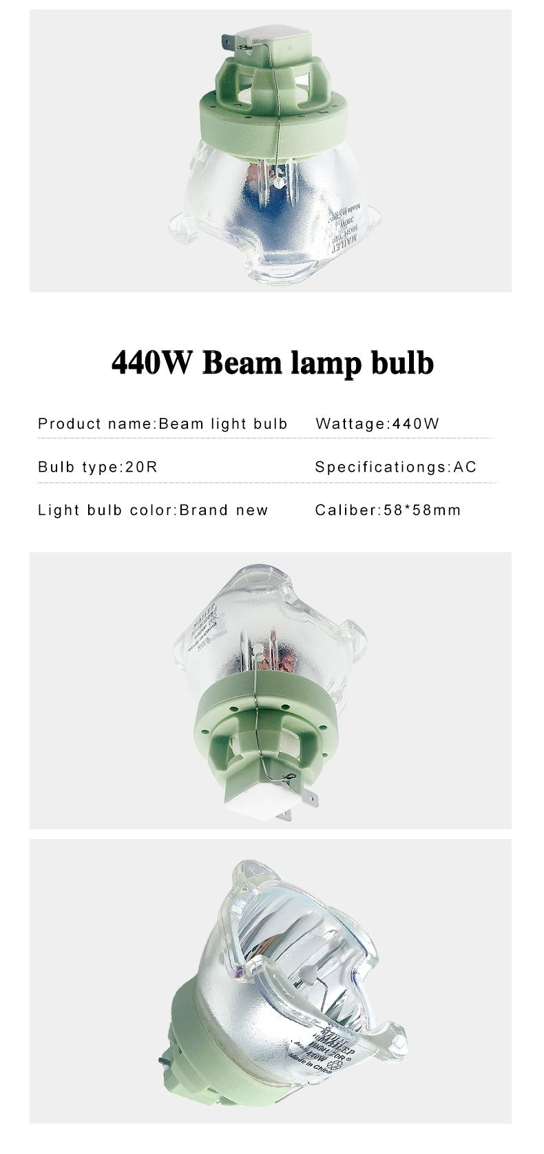 Hot selling 1PCS/Lot 14R Lamp SIRIUS HRI 295W Moving head beam light bulb Replaceable with MSD Platinum Sharpy 14R 295w Lamp