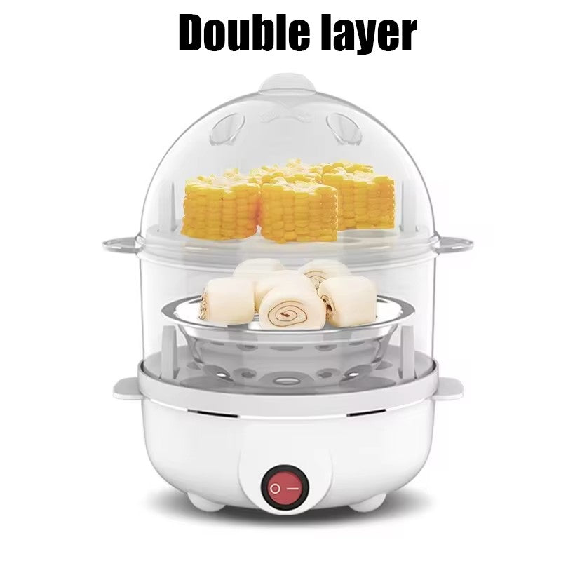 Panela Elétrica Cozedora de Ovos Máquina Rápida para Cozinhar Ovos, Escalfados, Mexidos e Omeletes com Desligamento Automático Eletrodoméstico de Cozinha