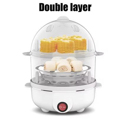Panela Elétrica Cozedora de Ovos Máquina Rápida para Cozinhar Ovos, Escalfados, Mexidos e Omeletes com Desligamento Automático Eletrodoméstico de Cozinha