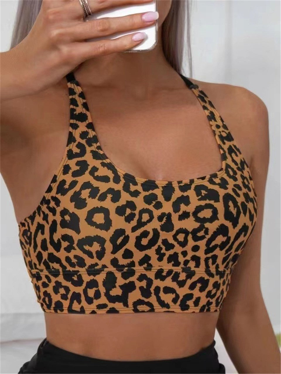 Leopard Swimwear Women High Waist Swimsuit 2025 Sexy Back Hollow Out Swimsuit Beach Wear Female Bathers Bathing Swimming Summer