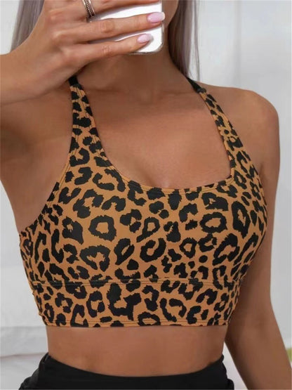 Leopard Swimwear Women High Waist Swimsuit 2025 Sexy Back Hollow Out Swimsuit Beach Wear Female Bathers Bathing Swimming Summer
