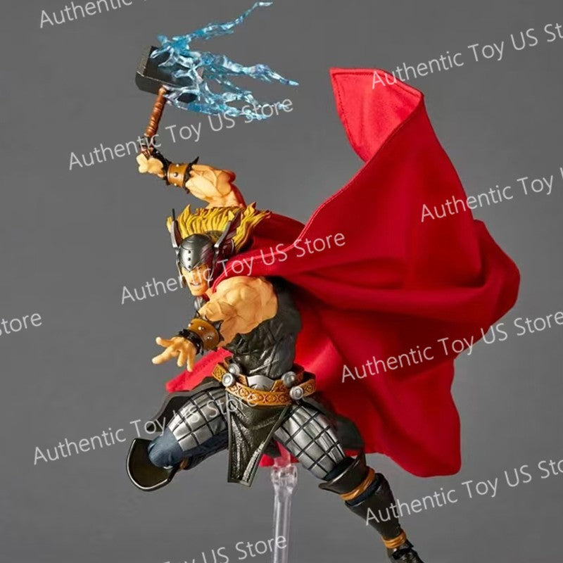 AC Toys New First Batch Thor Anime Figurine Amazing Yamaguchi Revoltech Kaiyodo Anime Action Figure Collectible Model Gift Toy
