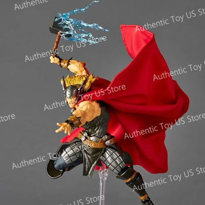 AC Toys New First Batch Thor Anime Figurine Amazing Yamaguchi Revoltech Kaiyodo Anime Action Figure Collectible Model Gift Toy