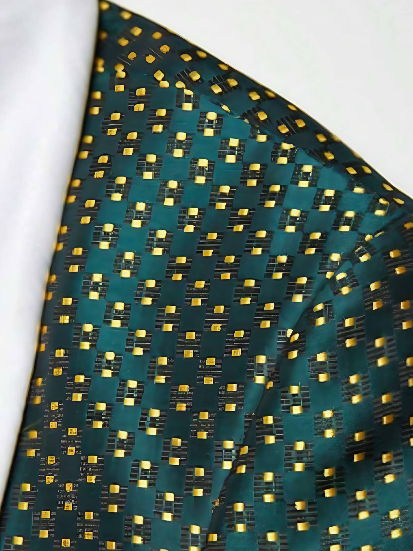 Men's three-piece green jacquard slim-fitting suit set, including paisley pattern suit jacket, vest, and pants, suitable for bal