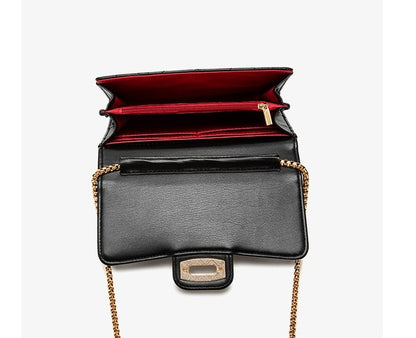 Women's Fashionable Casual Embroidered Butterfly Pattern Shoulder/crossbody Chain Small Square Bag, Mini Clutch