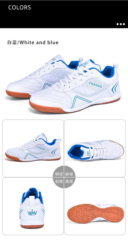 Men Professional Soccer Cleats Anti-Slippery Futsal Training Cleats Wear Resistant Ultralight  Outdoor Indoor Unisex Sneakers