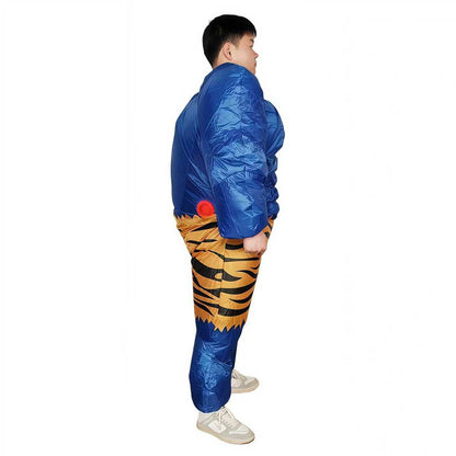 Halloween Adult Muscle Inflatable Cosplay Costume Anime mach Set Mascot Christmas Party Stage Performance