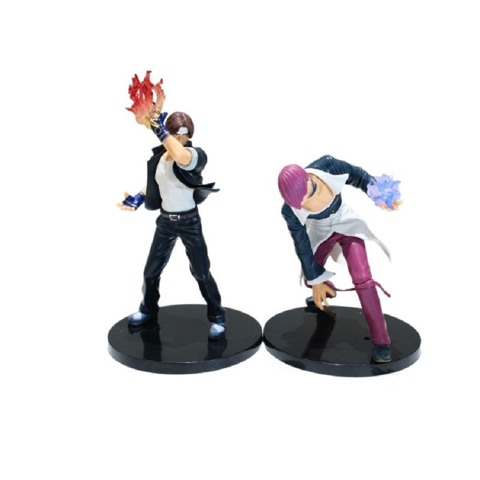 20CM The King of Fighters '98 SNK Anime Figure Kyo Kusanagi Iori Yagami Action Figures Arcade Game peripheral PVC Model Toy Gift