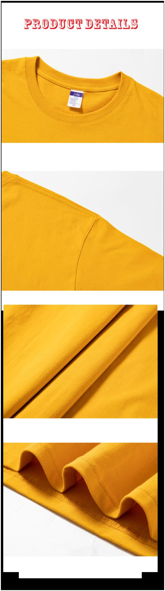 Cotton heavy-duty men's and women's T-shirts, summer breathable short sleeves, customized printing, logo embroidery