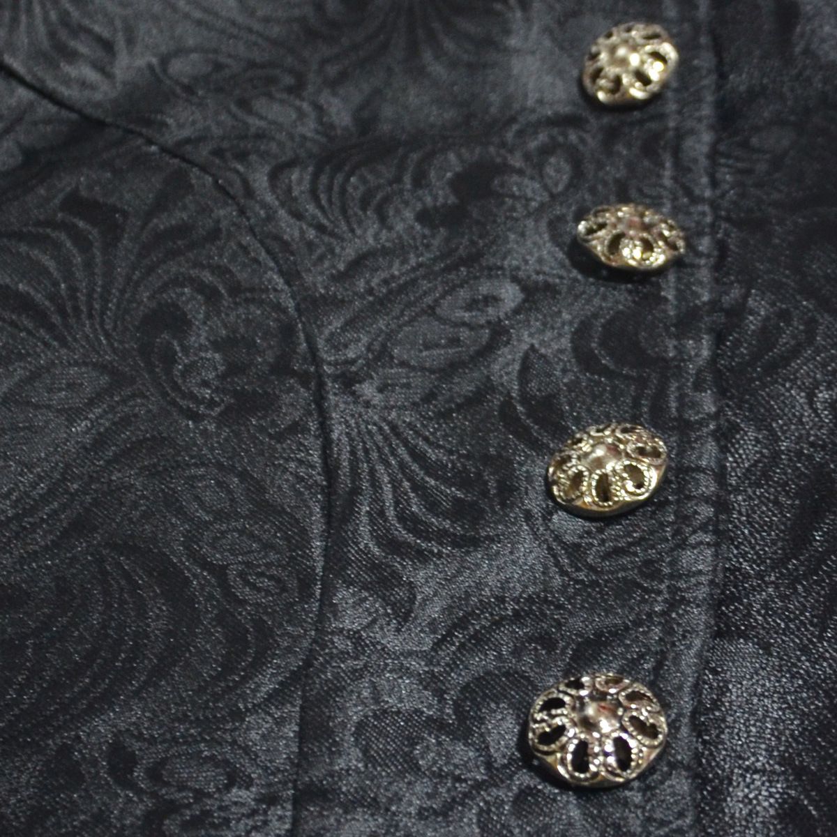 Men's Medieval Style Windbreaker Coat Vintage Lapel Jacquard Medium Length Trench Coat Halloween Party Costume Retro Outerwear
