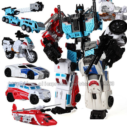 NOVO Chegou G1 KO Brinquedos de Transformação 5 EM 1 Boneco de Ação Clássico Dinossauro Robô Modelo Presente para Crianças
