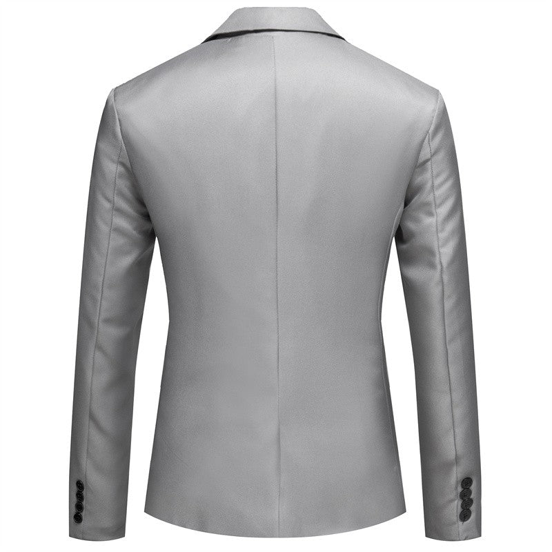 2023 Autumn New Blazer Men's Fashion Casual Suit Coat Men's Wedding Dress Jacket Casual Fit Formal Evening Dress Men's Clothing