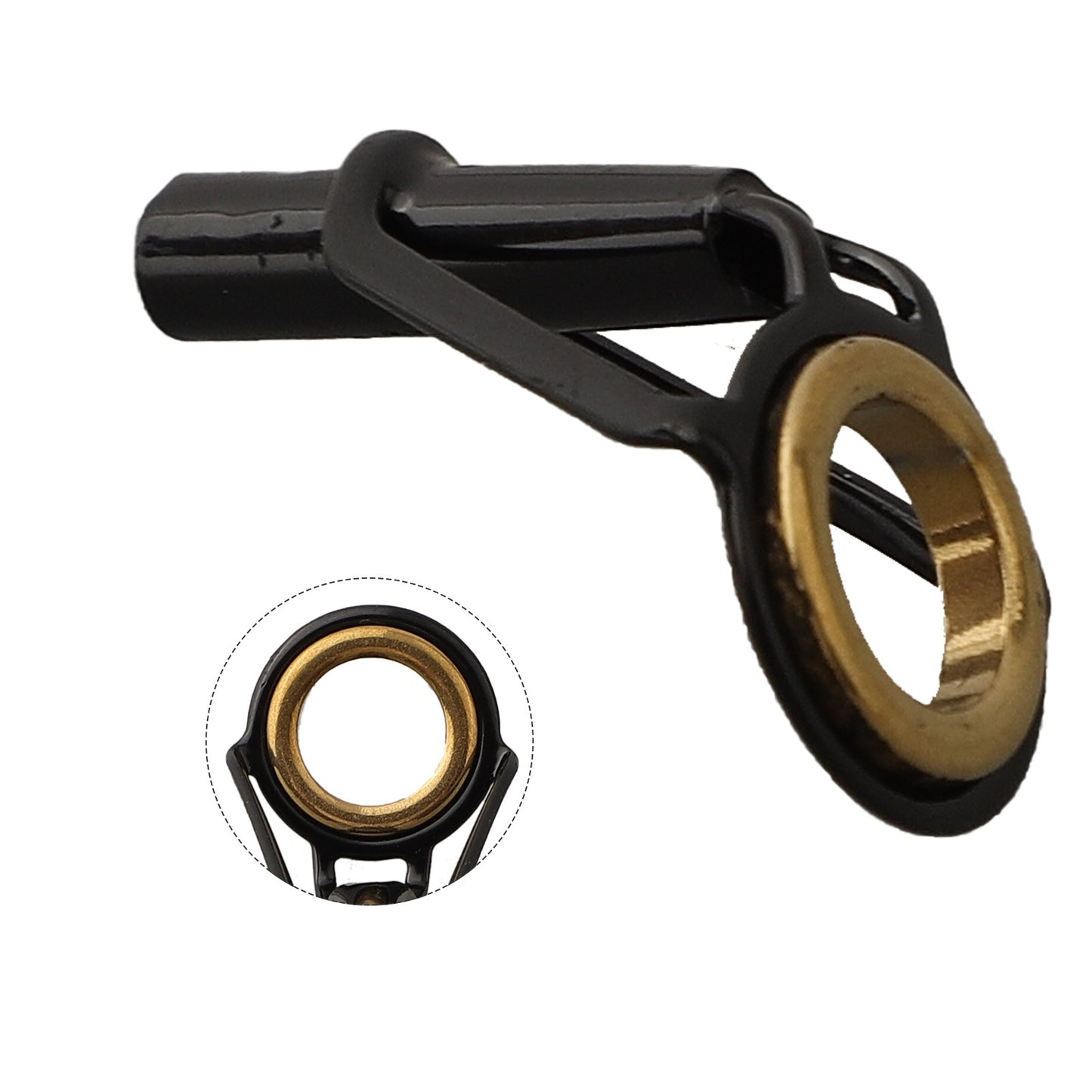 Kit de Reparo de Varas de Pesca com Guias, Vara de Pesca, Anéis de Linha, Ferramenta de Reparo de Varas, Peça de Estrutura de Aço Inoxidável (1 unidade)