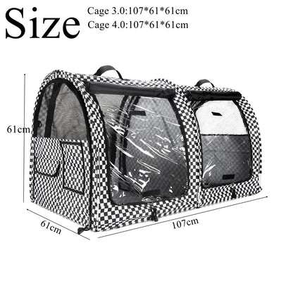 EFCAT Tenda de Exposição Dobrável para Gatos, Gaiola Grande, Casa, Gatinho, Sala de Parto, Gaiola Portátil Profissional para Exposição de Gatos