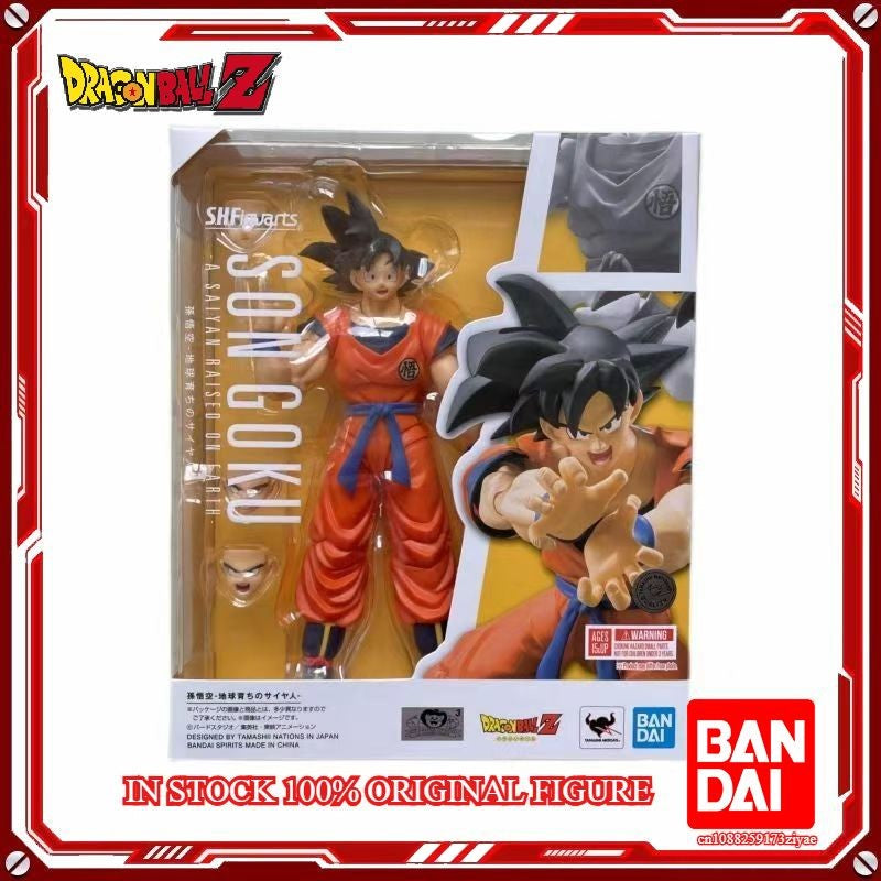 Original Bandai Dragon Ball Z S.H.Figuarts Super Saiyan God Blue Son Gokou SHF Son Goku Blue  Action Figure Model Toys